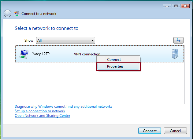 Vpn Connection On Windows Vista