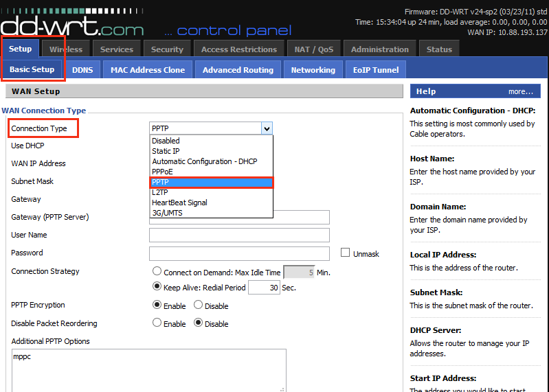 Configurer Vpn Tunnel Vista