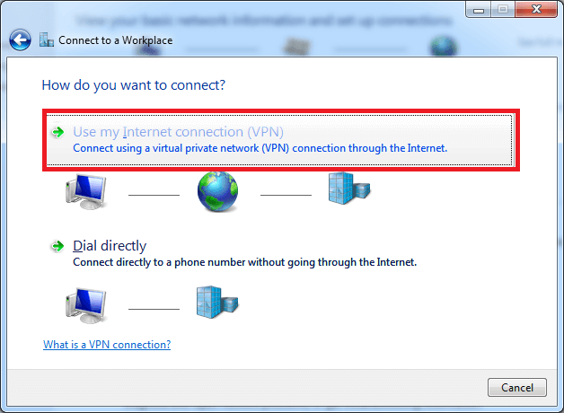 Windows 7 VPN Connection Setup