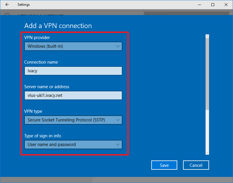 setup vpn download