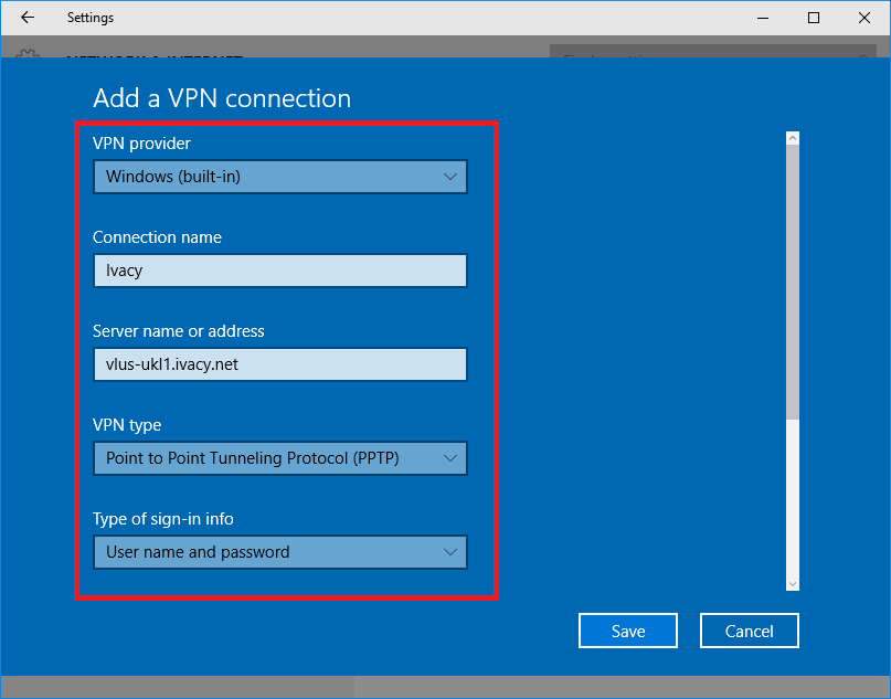 windows 10 vpn settings freeze