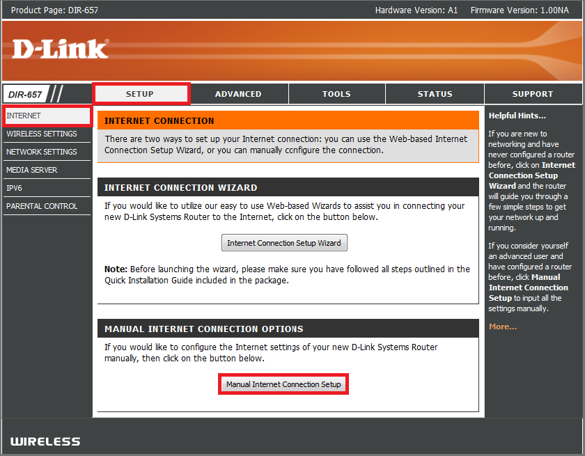 how to configure d link router