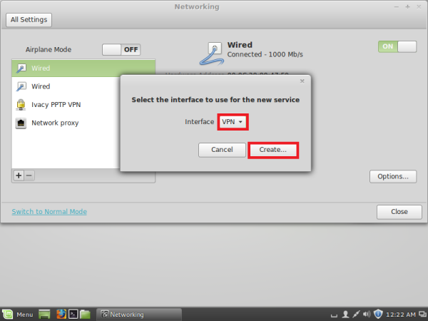 Linux mint настройка vpn