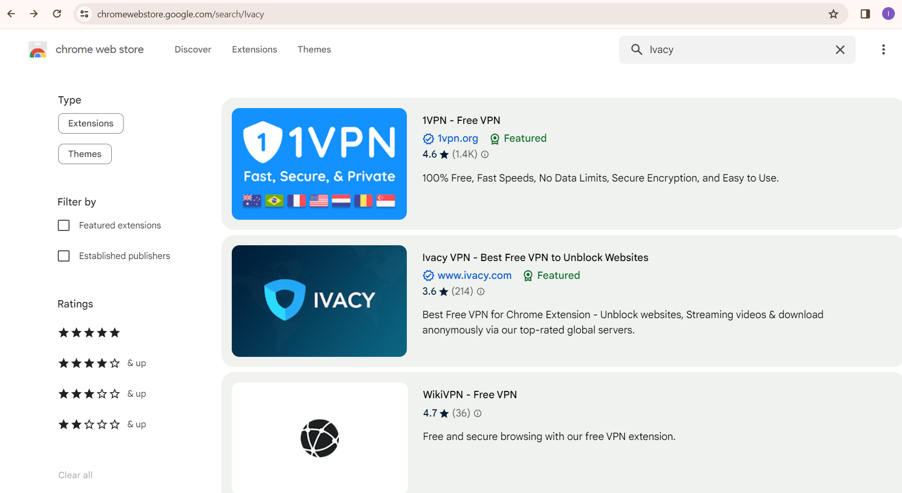 Ivacy VPN Chrome Extension - Overview - Ivacy